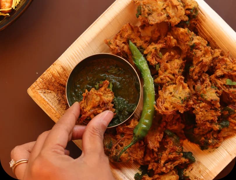 Nothing Beats The Magic Of Watching The Monsoon Rain With A Plate Of Piping Hot, Crispy Bhajiya.